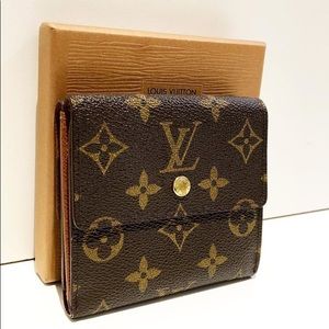 💯% Authentic Louis Vuitton Elise Bi-Fold Wallet